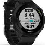 Forerunner 55 (schwarz, 42 mm, Silikon-Armband)