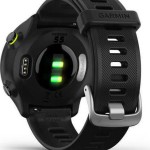Forerunner 55 (schwarz, 42 mm, Silikon-Armband)