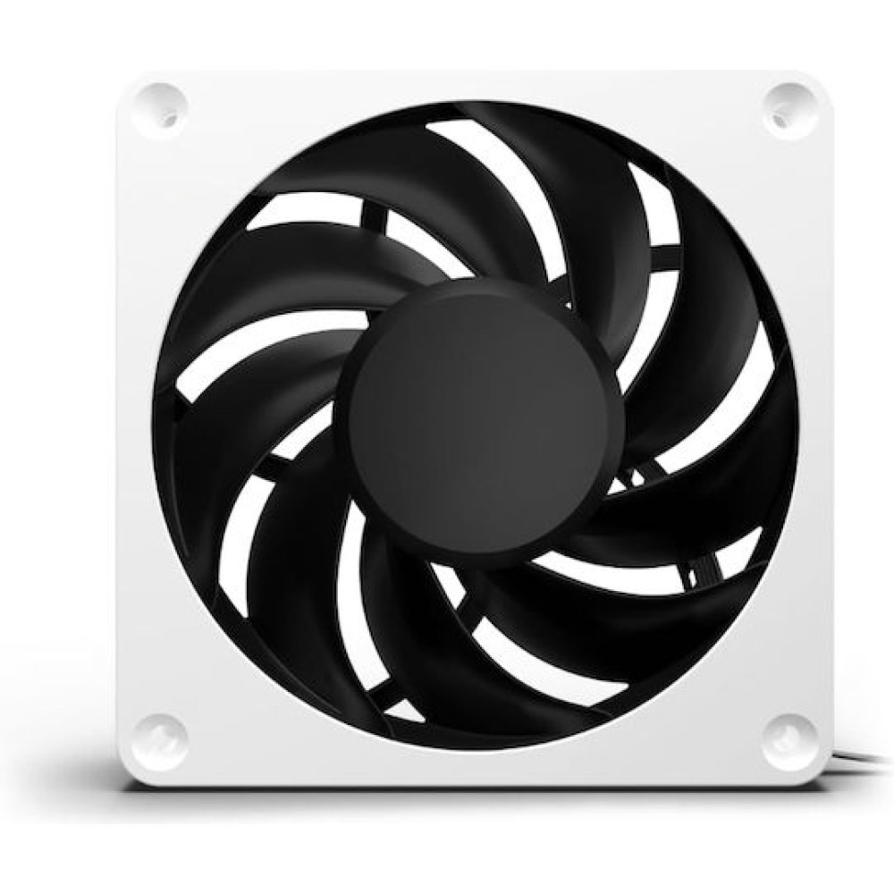 Alphacool Apex Stealth Metal Power Case Fan 120mm με Λευκό Φωτισμό και Σύνδεση 4-Pin PWM Λευκό