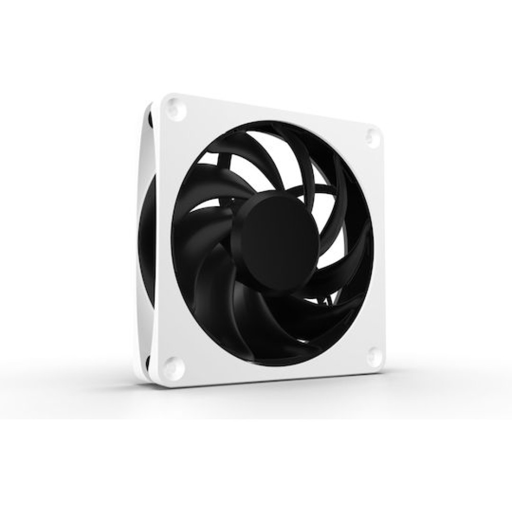 Alphacool Apex Stealth Metal Power Case Fan 120mm με Λευκό Φωτισμό και Σύνδεση 4-Pin PWM Λευκό