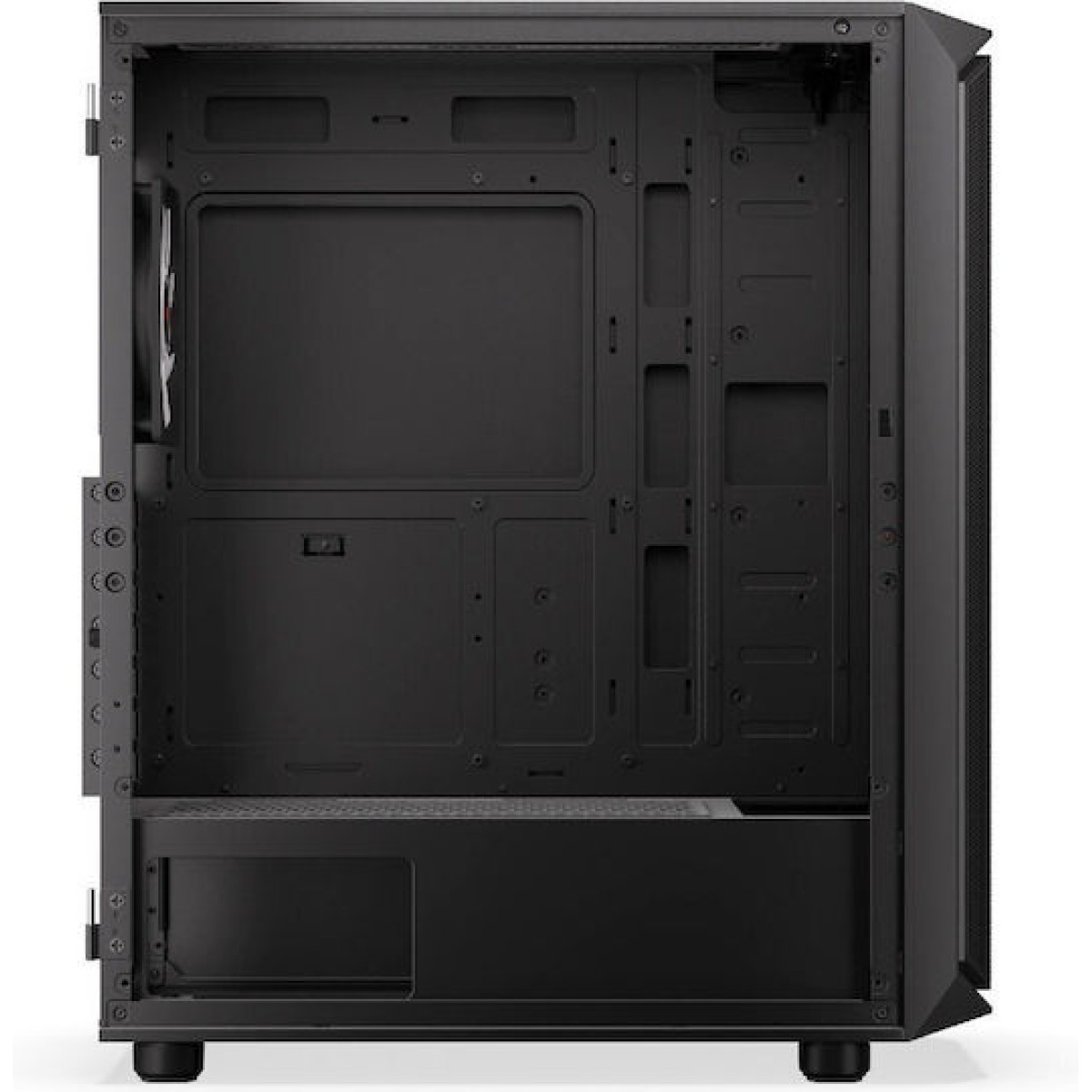 Krux Orona Gaming Midi Tower Κουτί Υπολογιστή με Πλαϊνό Παράθυρο Μαύρο