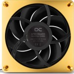 Alphacool Apex Stealth Case Fan 120mm με Σύνδεση 4-Pin PWM Χρυσό