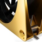 Alphacool Apex Stealth Case Fan 120mm με Σύνδεση 4-Pin PWM Χρυσό