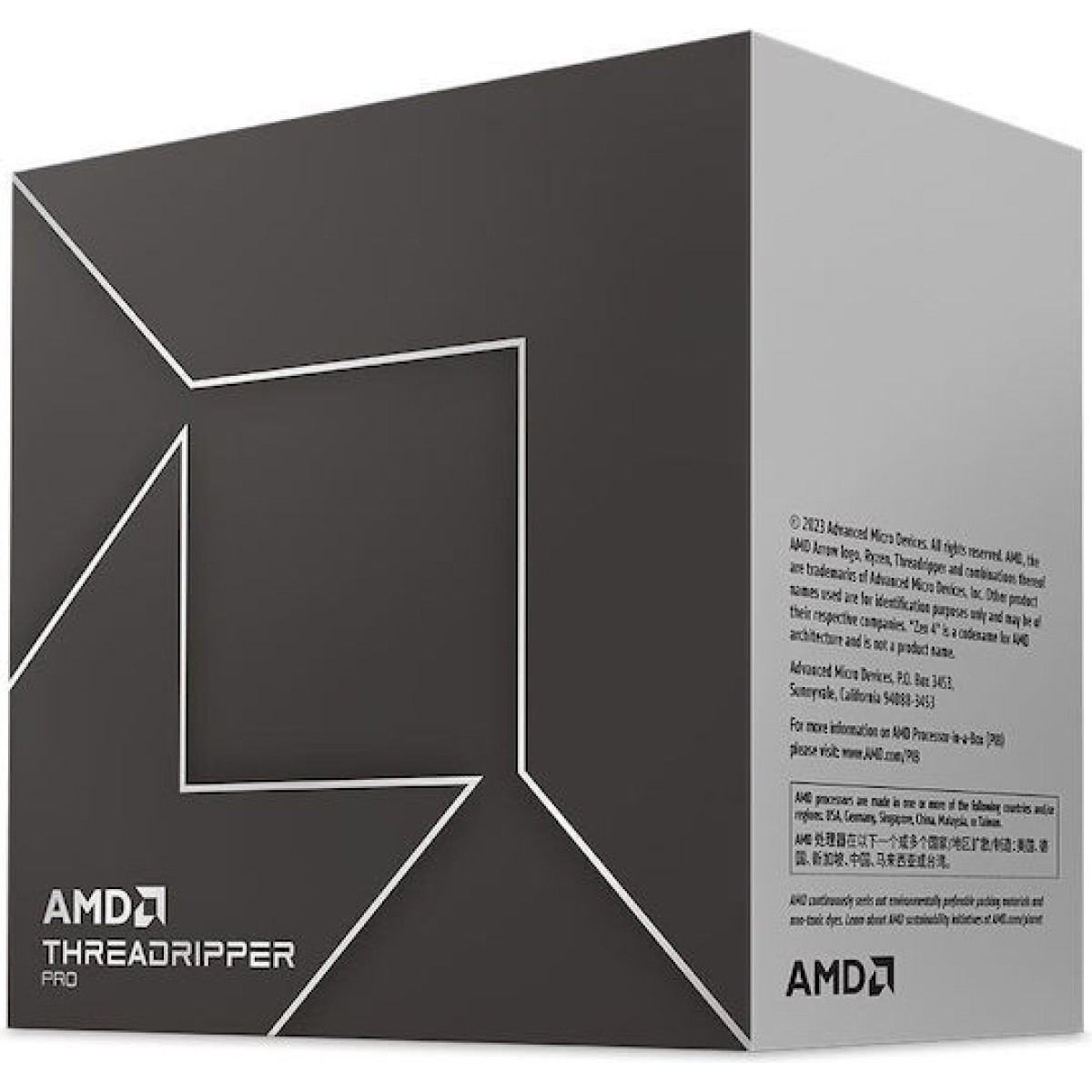 AMD Ryzen Threadripper Pro 7995WX 2.5GHz Επεξεργαστής 96 Πυρήνων για Socket sTR5 σε Κουτί