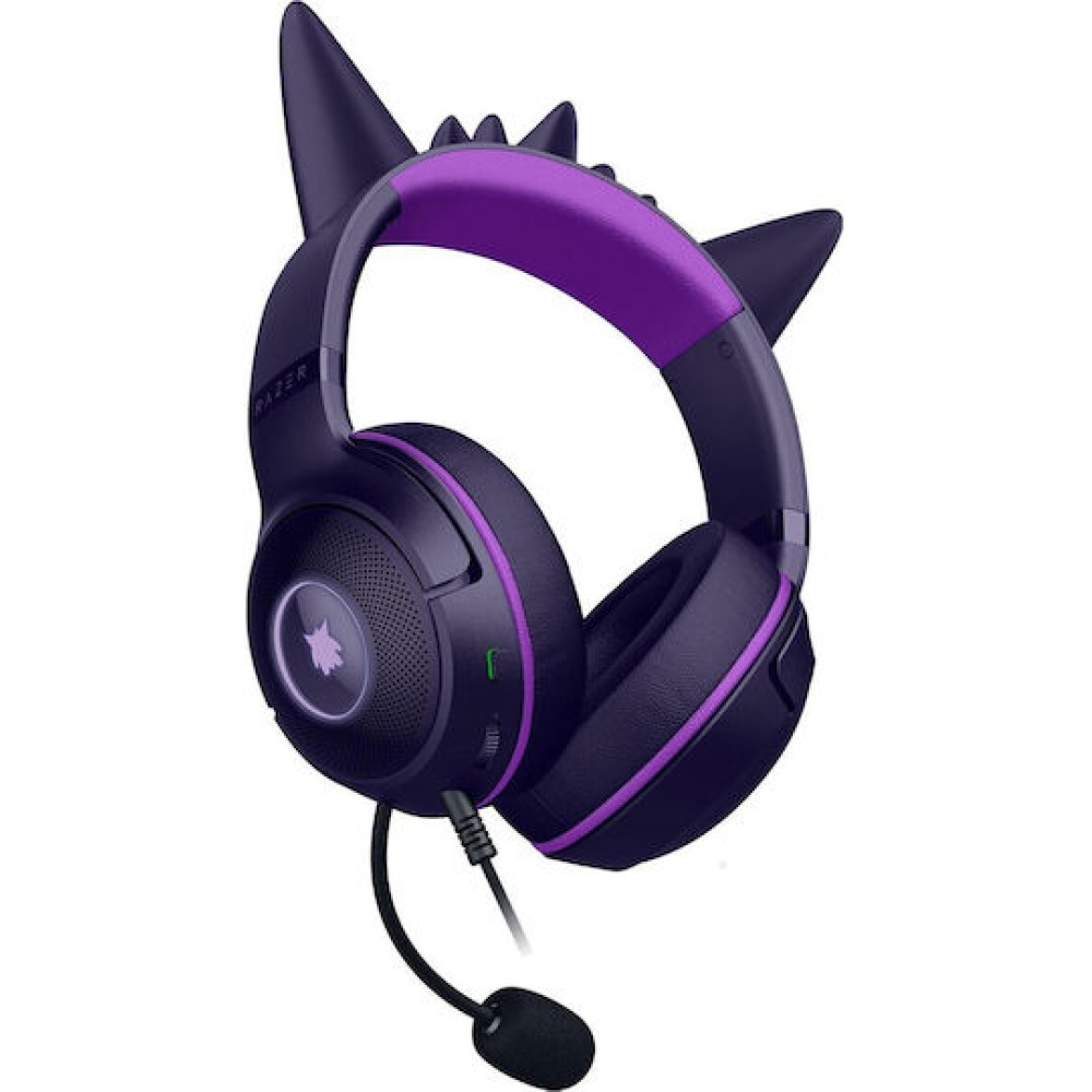Razer Kraken Kitty V2 Over Ear Gaming Headset με σύνδεση USB Pokemon Gengar