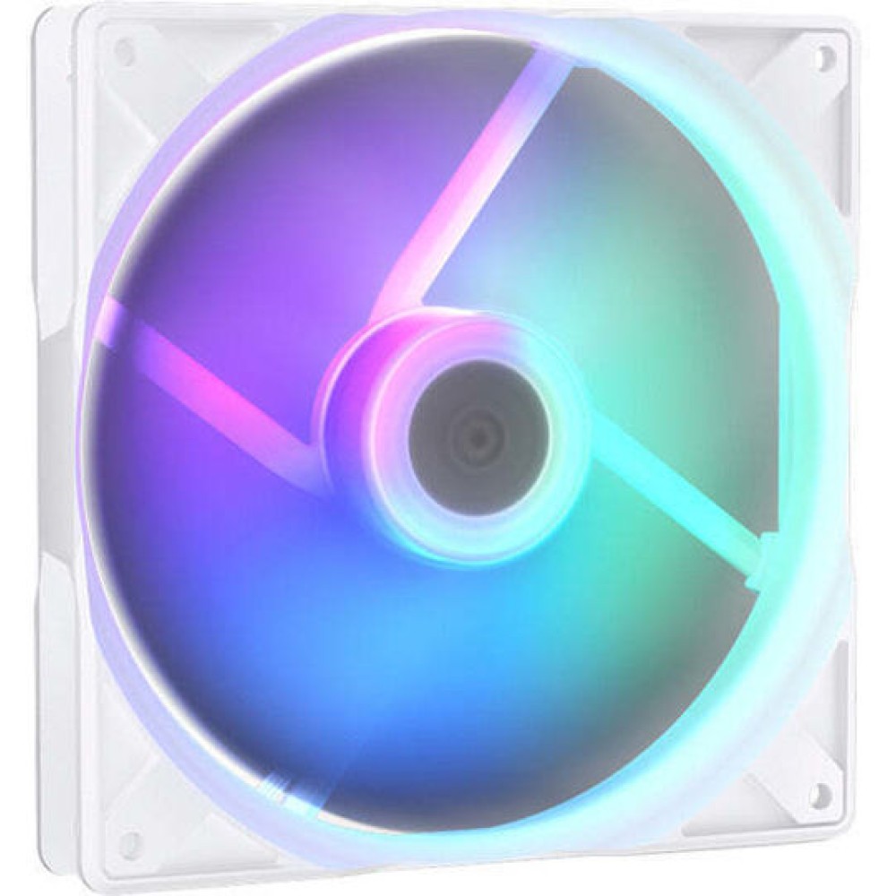 Endorfy Stratus Case Fan 140mm με ARGB Φωτισμό και Σύνδεση 3-Pin / 4-Pin PWM Λευκό