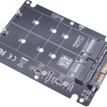 Ngff M.2 Nvme To U.2 2 Ports Adapter Card Dual Ssd To U.2 Sff-8639 Card Adapter