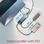 Icy Box Hub 9 Θυρών με σύνδεση USB-A Γκρι