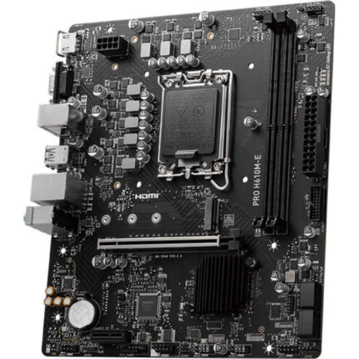 MSI PRO H610M-E Motherboard Micro ATX με Intel 1700 Socket 7D48-019R
