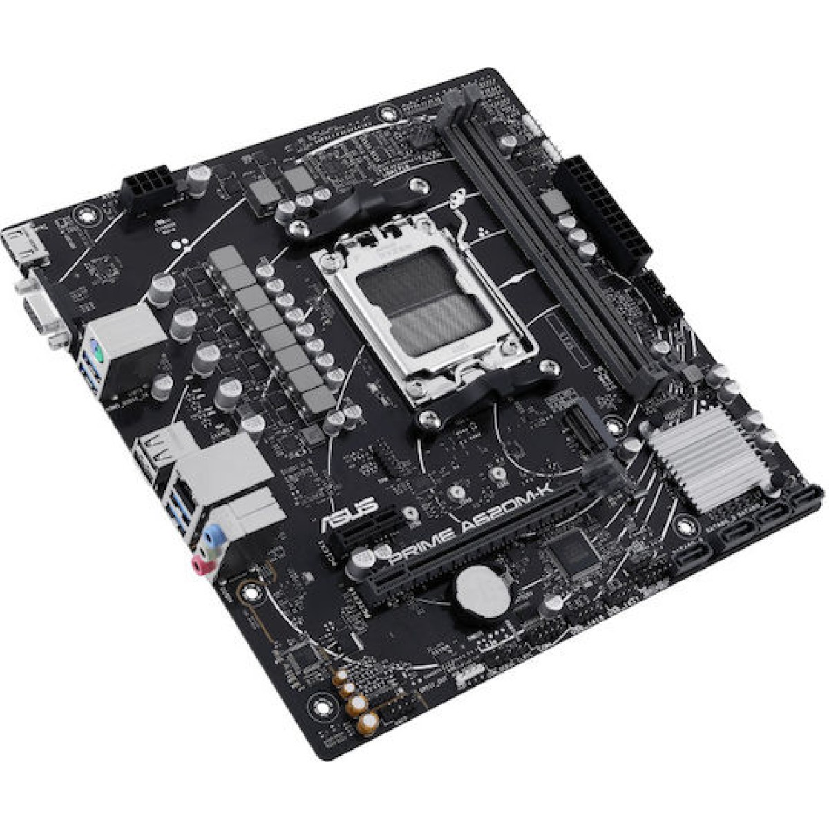 Asus Prime A620M-K Motherboard Micro ATX με AMD AM5 Socket 90MB1F40-M0EAY0