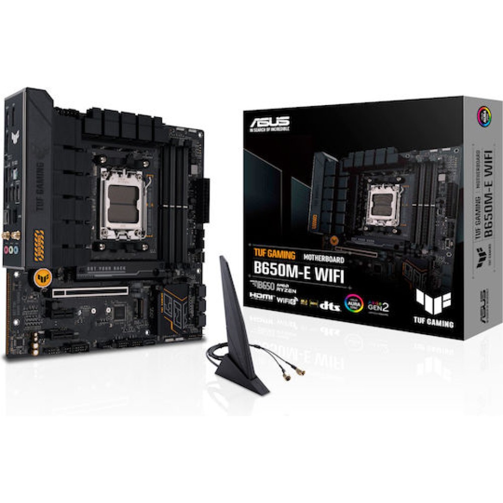 Asus TUF Gaming B650M-E WiFi Motherboard Micro ATX με AMD AM5 Socket 90MB1FV0-M0EAY0