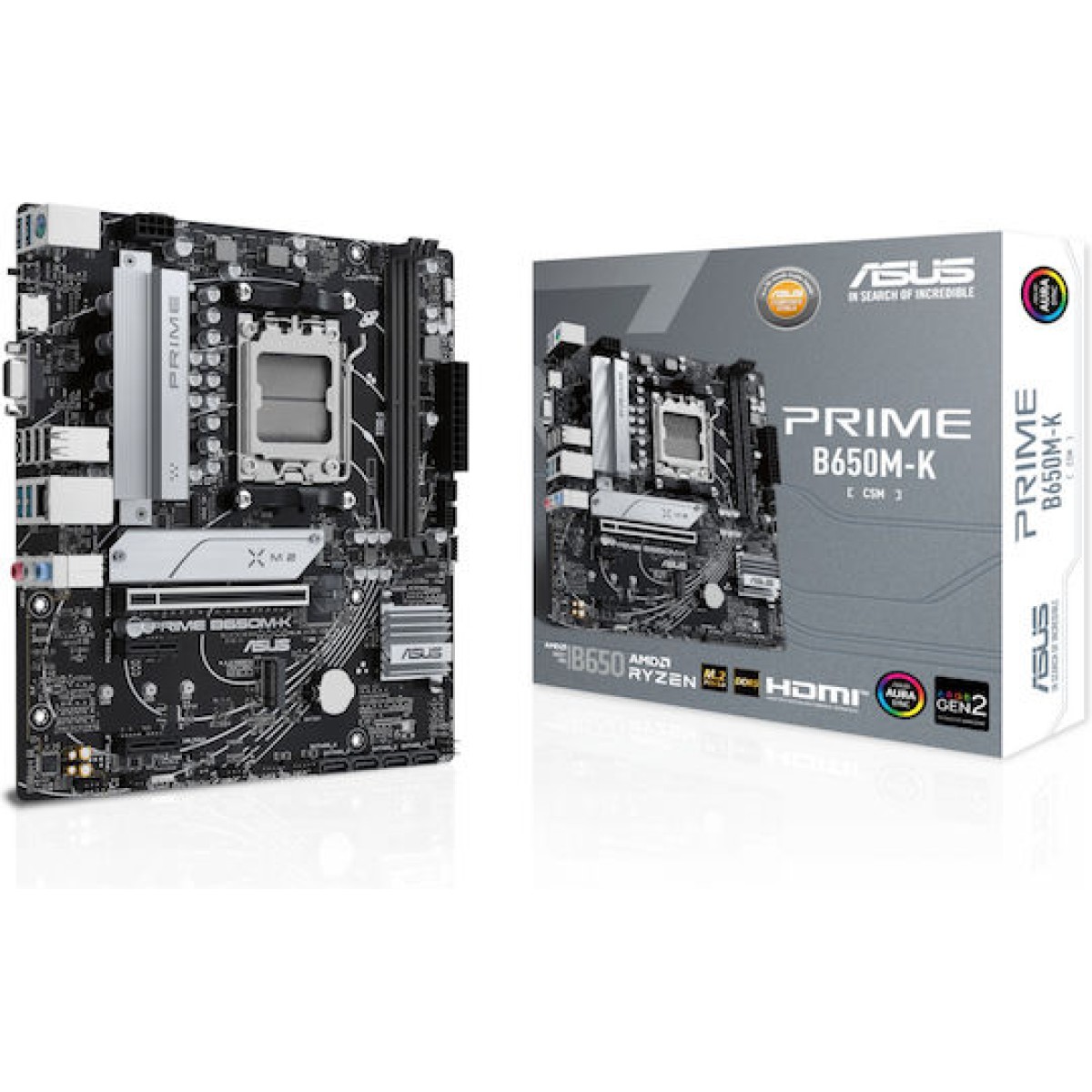 Asus Prime B650M-K Motherboard Micro ATX με AMD AM5 Socket
