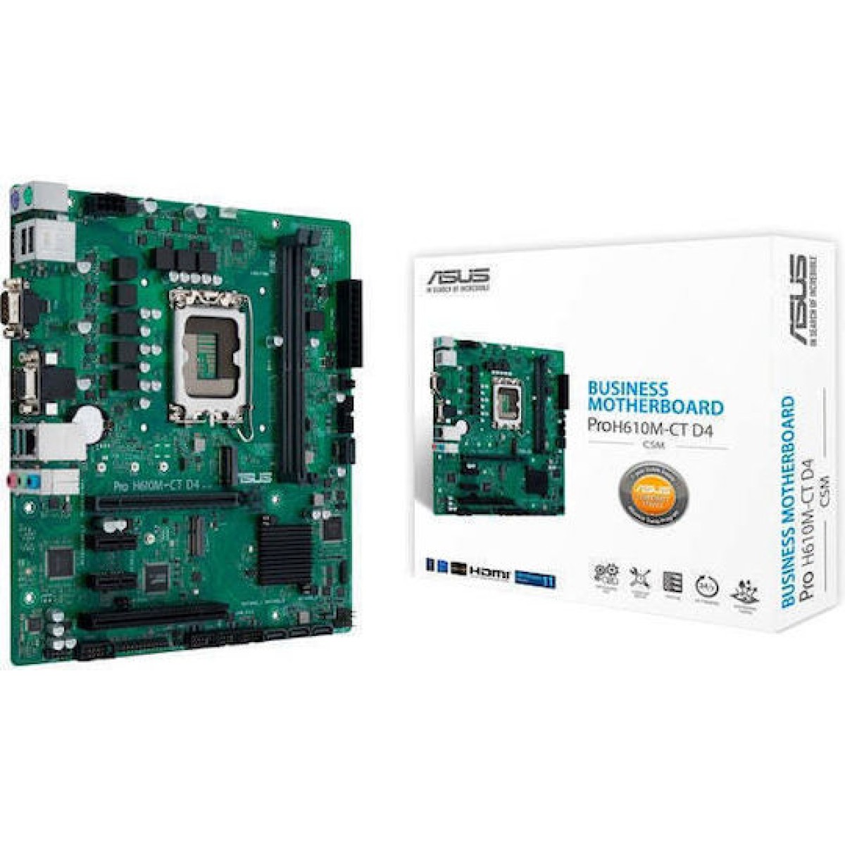 Asus Prime H610M-A-CSM Motherboard Micro ATX με Intel 1700 Socket 90MB1G20-M0EAYC