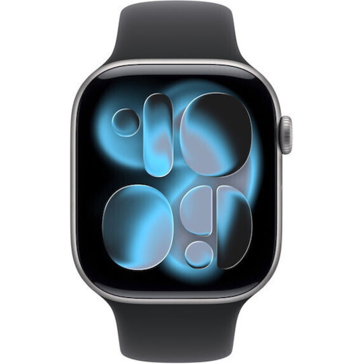 Apple Watch Series 11 Cellular Aluminium 46mm Αδιάβροχο με eSIM και Παλμογράφο (Space Grey Aluminium Case with Black Sport Band - M/L) - Προπαραγγελία