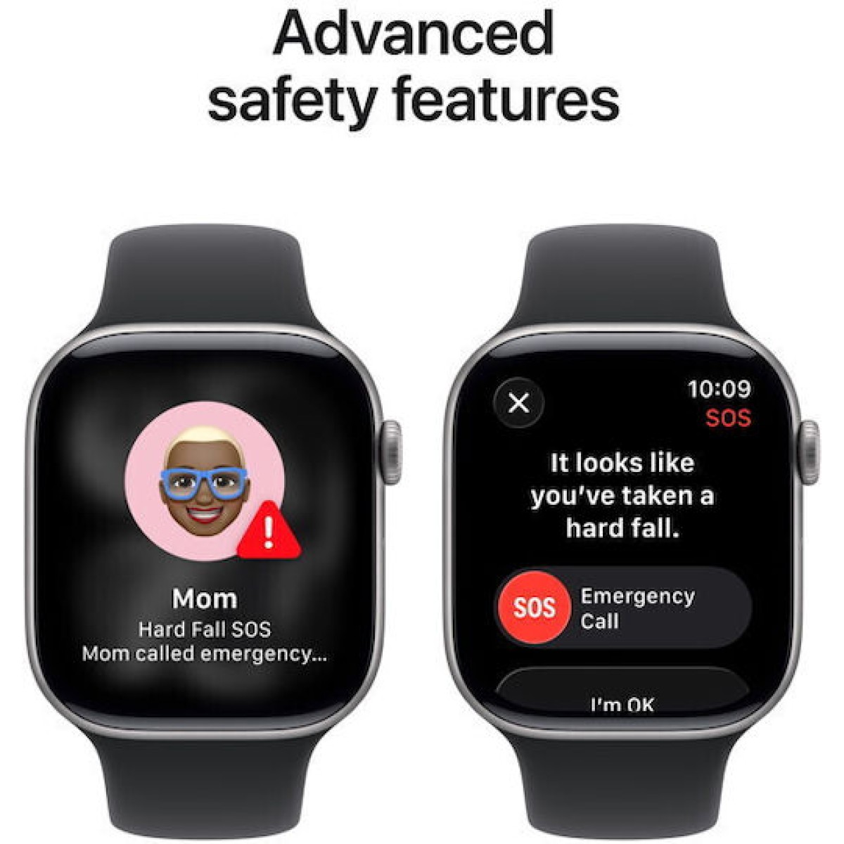 Apple Watch Series 11 Cellular Aluminium 46mm Αδιάβροχο με eSIM και Παλμογράφο (Space Grey Aluminium Case with Black Sport Band - M/L) - Προπαραγγελία