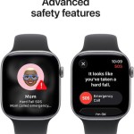 Apple Watch Series 11 Cellular Aluminium 46mm Αδιάβροχο με eSIM και Παλμογράφο (Space Grey Aluminium Case with Black Sport Band - M/L) - Προπαραγγελία