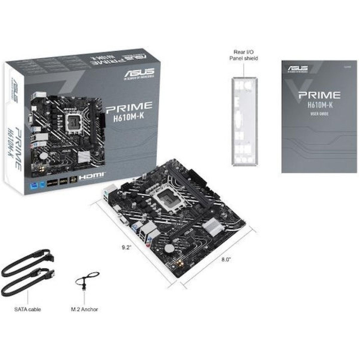 Asus Prime H610M-K Motherboard Micro ATX με Intel 1700 Socket