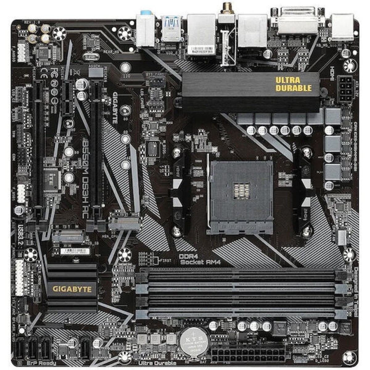 Gigabyte B550M DS3H AC R2 Wi-Fi Motherboard Micro ATX με AMD AM4 Socket