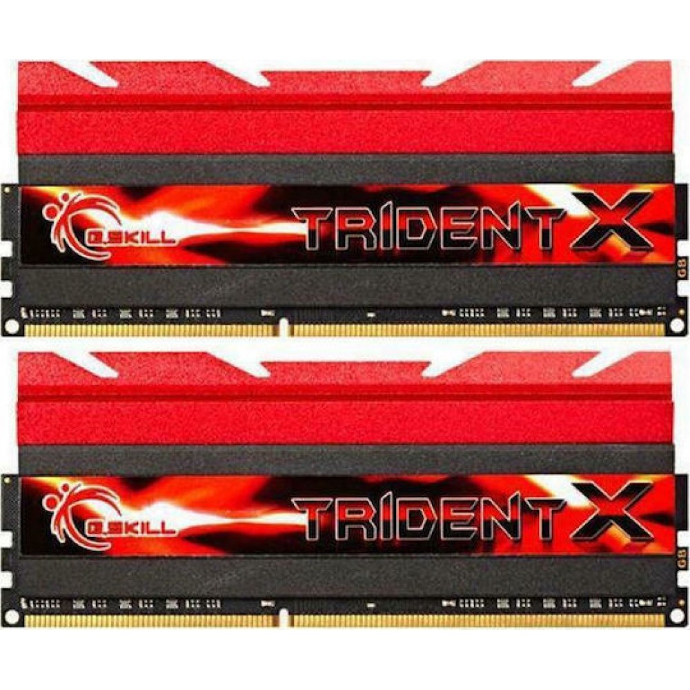 G.Skill TridentX DDR3 16GB RAM με 2x8GB Modules και Ταχύτητα 2400 για Desktop