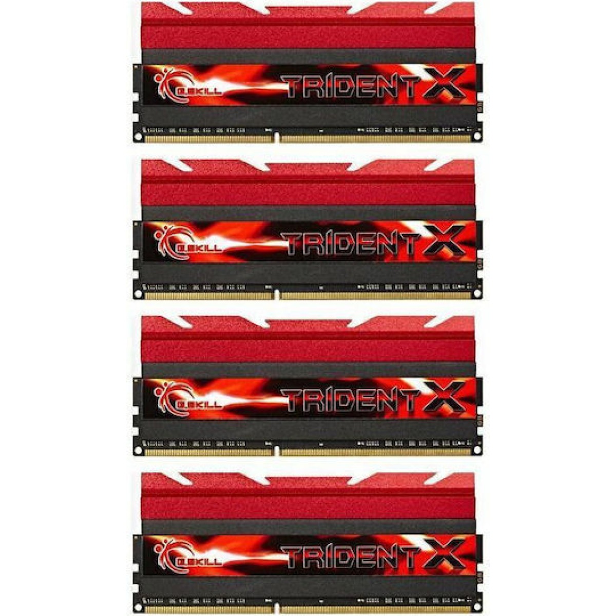 G.Skill TridentX DDR3 32GB RAM με 4x8GB Modules και Ταχύτητα 2400 για Desktop