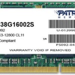 Patriot DDR3 με Module 1x8GB και Ταχύτητα 1600 για Laptop