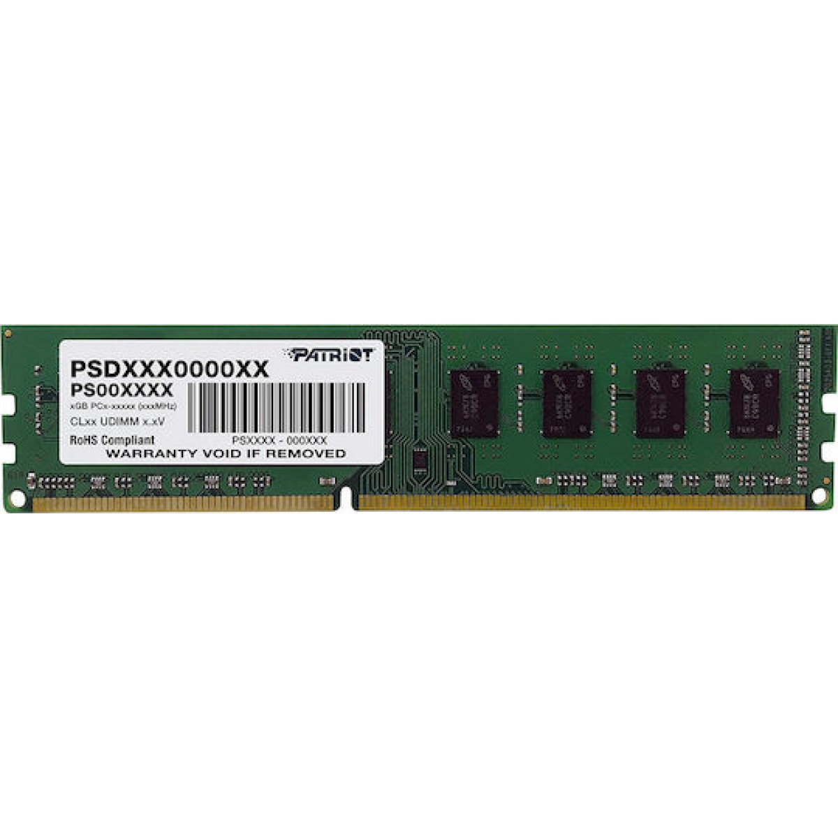 Patriot DDR3 με Module 1x8GB και Ταχύτητα 1600 για Laptop