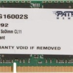 Patriot DDR3 με Module 1x8GB και Ταχύτητα 1600 για Laptop