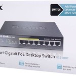 D-Link DGS-1008P Unmanaged L2 PoE Switch με 8 Θύρες Gigabit (1Gbps) Ethernet