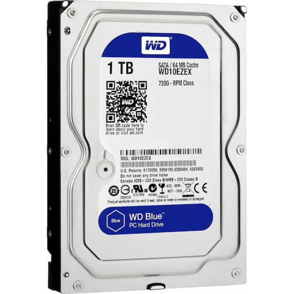 Western Digital Blue 1TB HDD Σκληρός Δίσκος 3.5