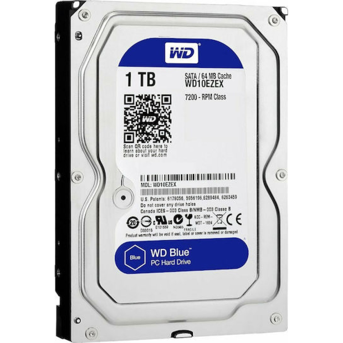 Western Digital Blue 1TB HDD Σκληρός Δίσκος 3.5