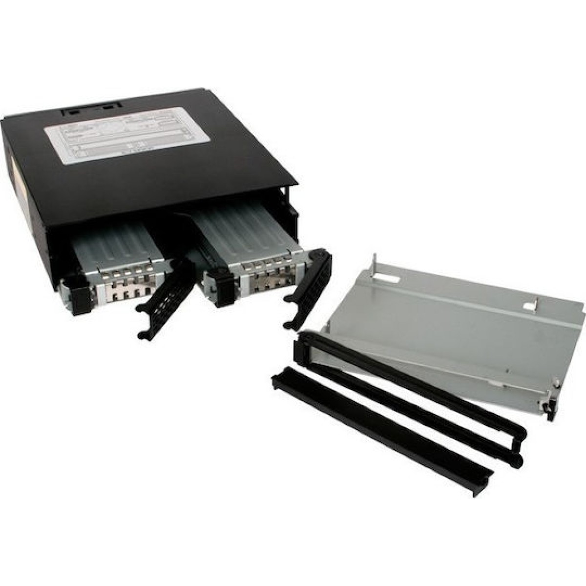 Icy Dock ToughArmor 2x 2.5Inch SATA/SAS HDD/SSD And Slim Optical Disk Drive Mobile Rack Μαύρο (MB994IPO-3SB)