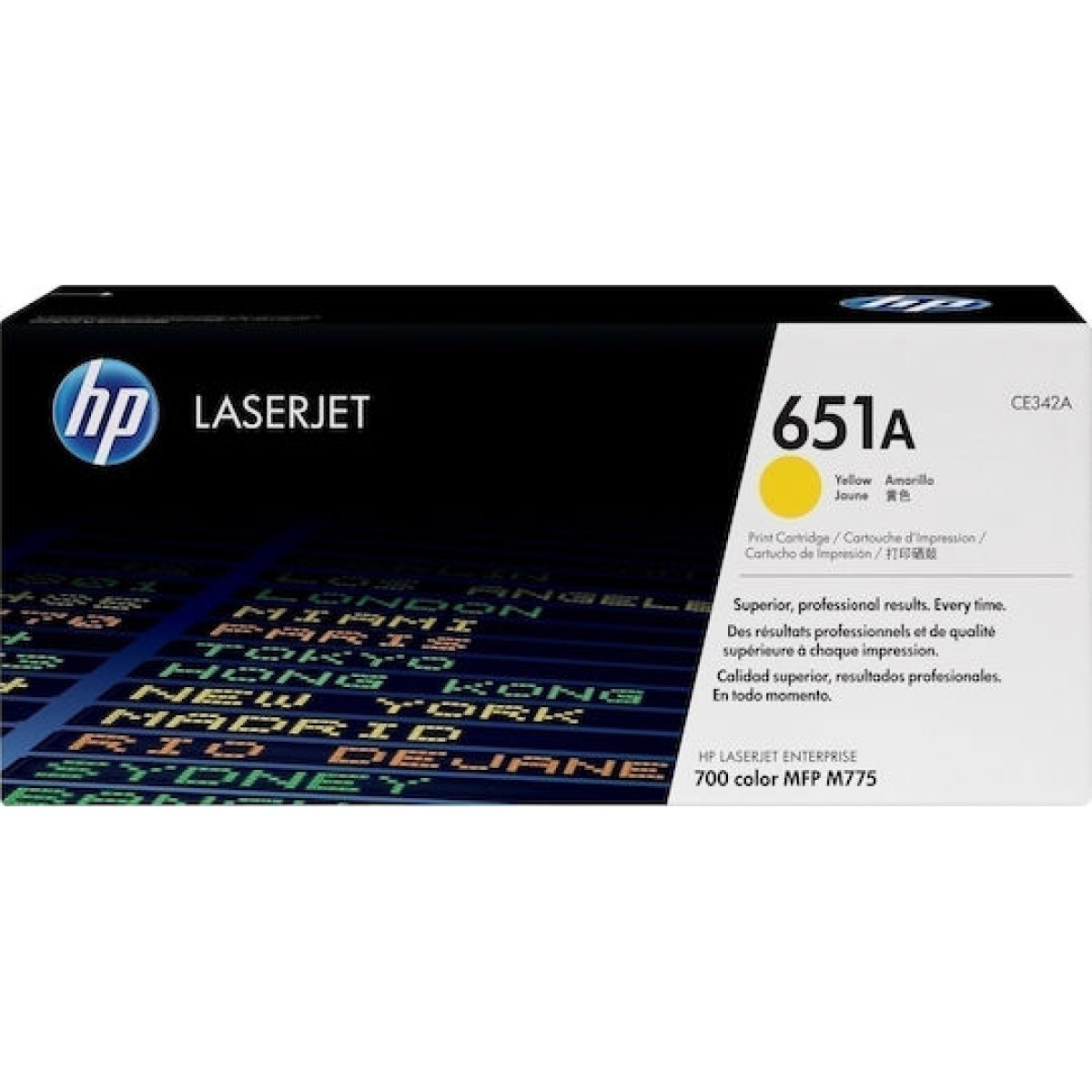 HP 651A Γνήσιο Toner Laser Εκτυπωτή Κίτρινο 16000 Σελίδων (CE342A)