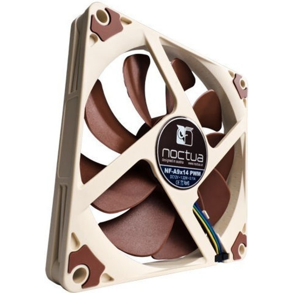 Noctua NF-A9x14 Case Fan 92mm με Σύνδεση 4-Pin PWM Καφέ