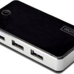 Digitus USB 2.0 Hub 7 Θυρών με σύνδεση USB-A και Εξωτερική Παροχή Ρεύματος