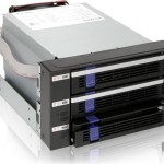 Icy Dock FatCage 3x 3.5Inch HDD in 2x 5.25Inch Bay Hot Swap SATA 6Gbps HDD Rack/Cage/Module Μαύρο (MB153SP-B)