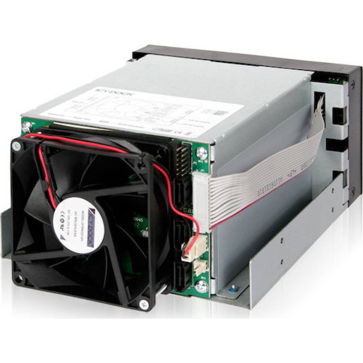 Icy Dock FatCage 3x 3.5Inch HDD in 2x 5.25Inch Bay Hot Swap SATA 6Gbps HDD Rack/Cage/Module Μαύρο (MB153SP-B)