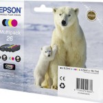 Epson 26 Γνήσιο Πακέτο 4 Μελανιών Εκτυπωτή InkJet Κίτρινο / Κυανό / Ματζέντα / Μαύρο (C13T26164010)