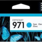 HP 971 Γνήσιο Μελάνι Εκτυπωτή InkJet Κυανό (CN622AE)