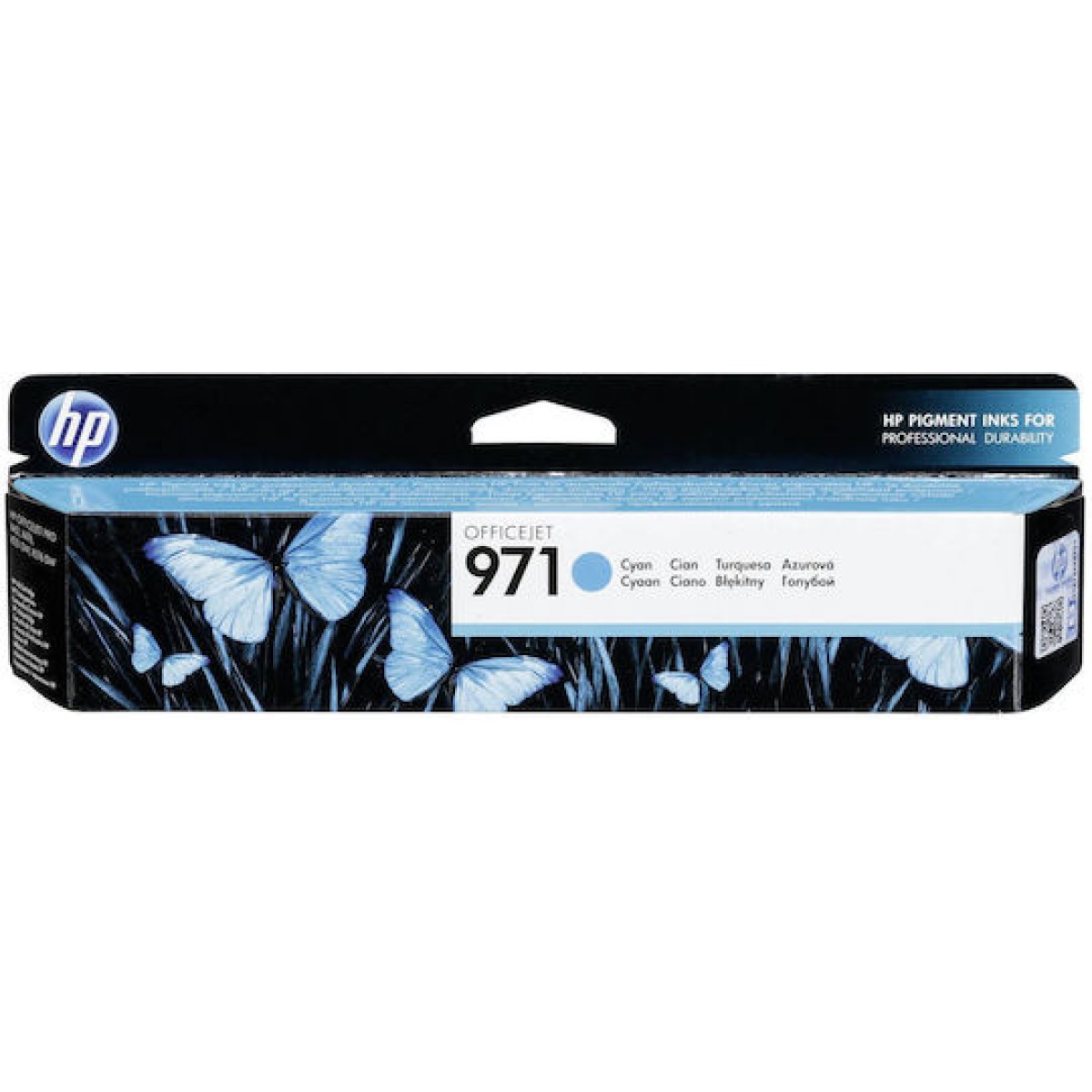 HP 971 Γνήσιο Μελάνι Εκτυπωτή InkJet Κυανό (CN622AE)