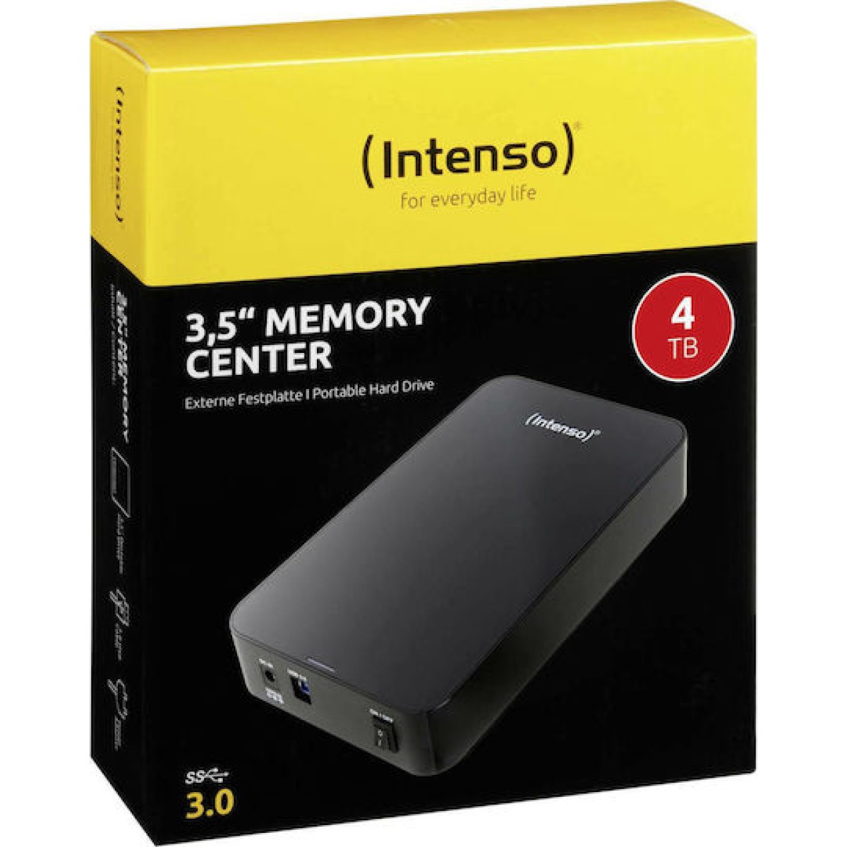 Intenso Memory Center USB 3.0 Εξωτερικός HDD 4TB 3.5