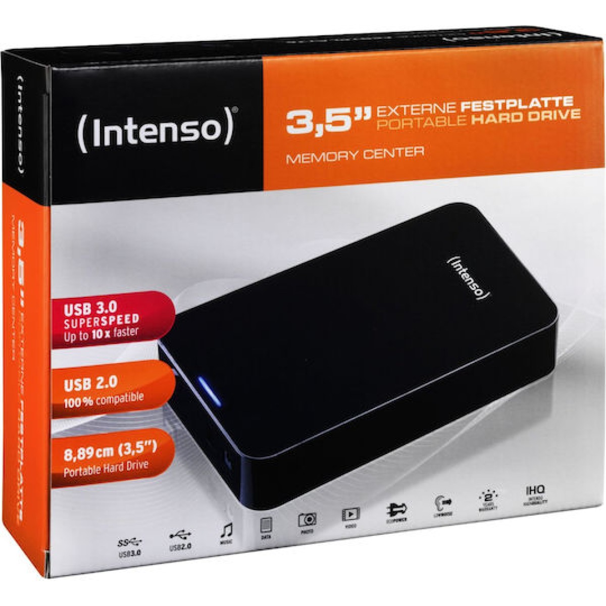 Intenso Memory Center USB 3.0 Εξωτερικός HDD 4TB 3.5