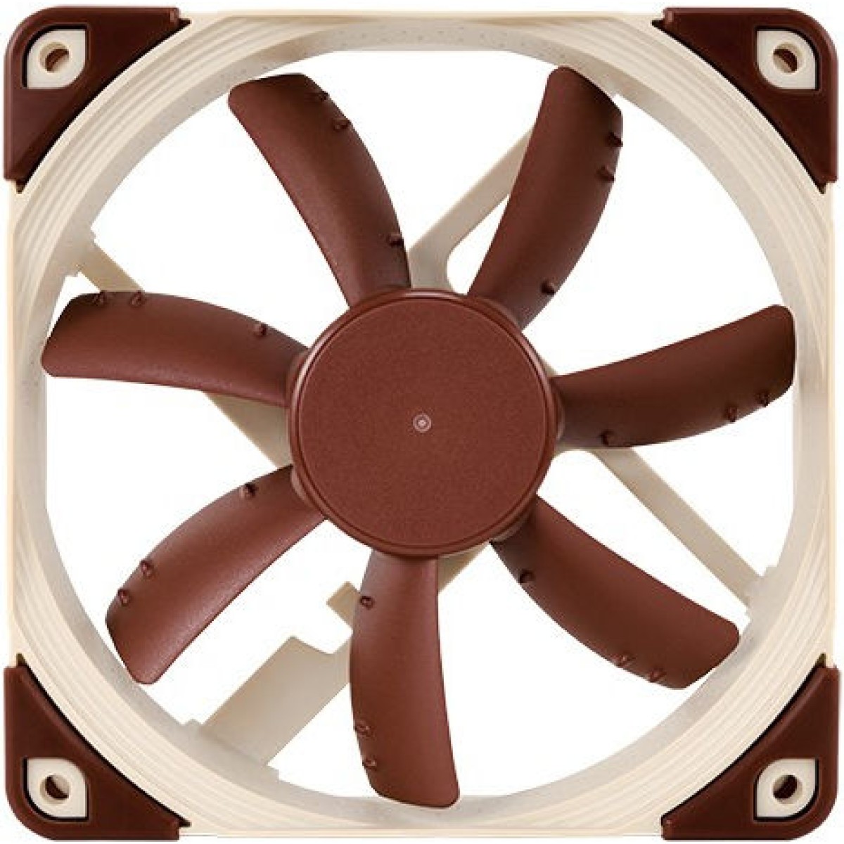 Noctua NF-S12A Case Fan 120mm με Σύνδεση 4-Pin PWM Καφέ