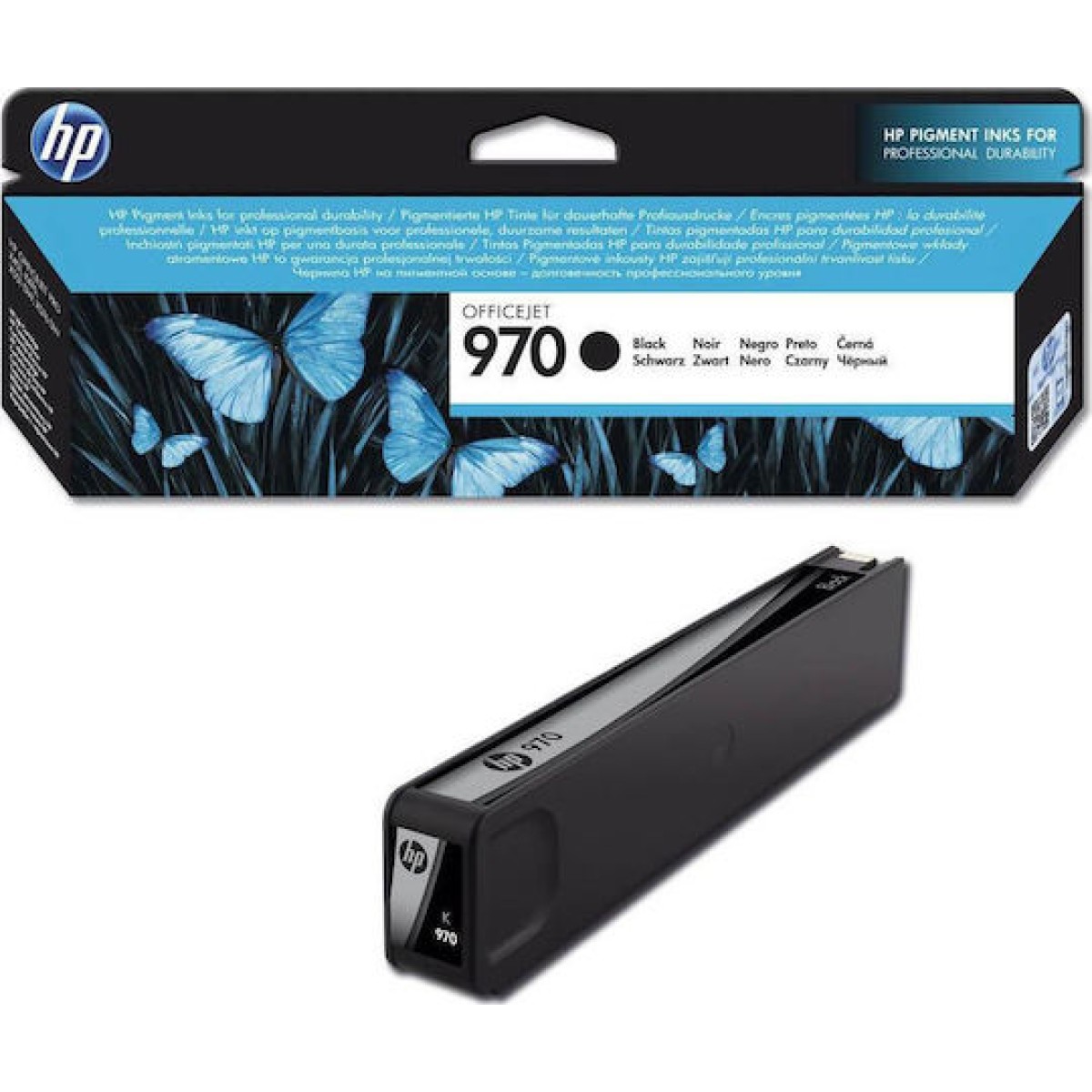 HP 970 Γνήσιο Μελάνι Εκτυπωτή InkJet Μαύρο (CN621AE)