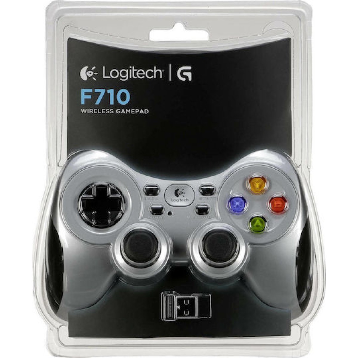 Logitech F710 Ασύρματο Gamepad για PC Γκρι