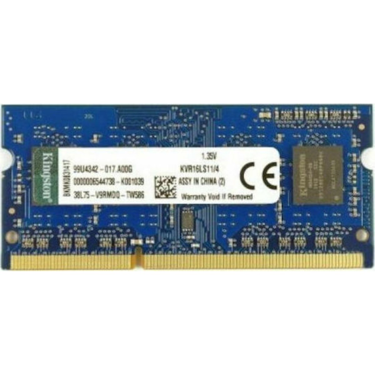 Kingston DDR3 με Module 1x4GB και Ταχύτητα 1600 για Laptop