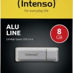 Intenso Alu Line 8GB USB 2.0 Stick Ασημί