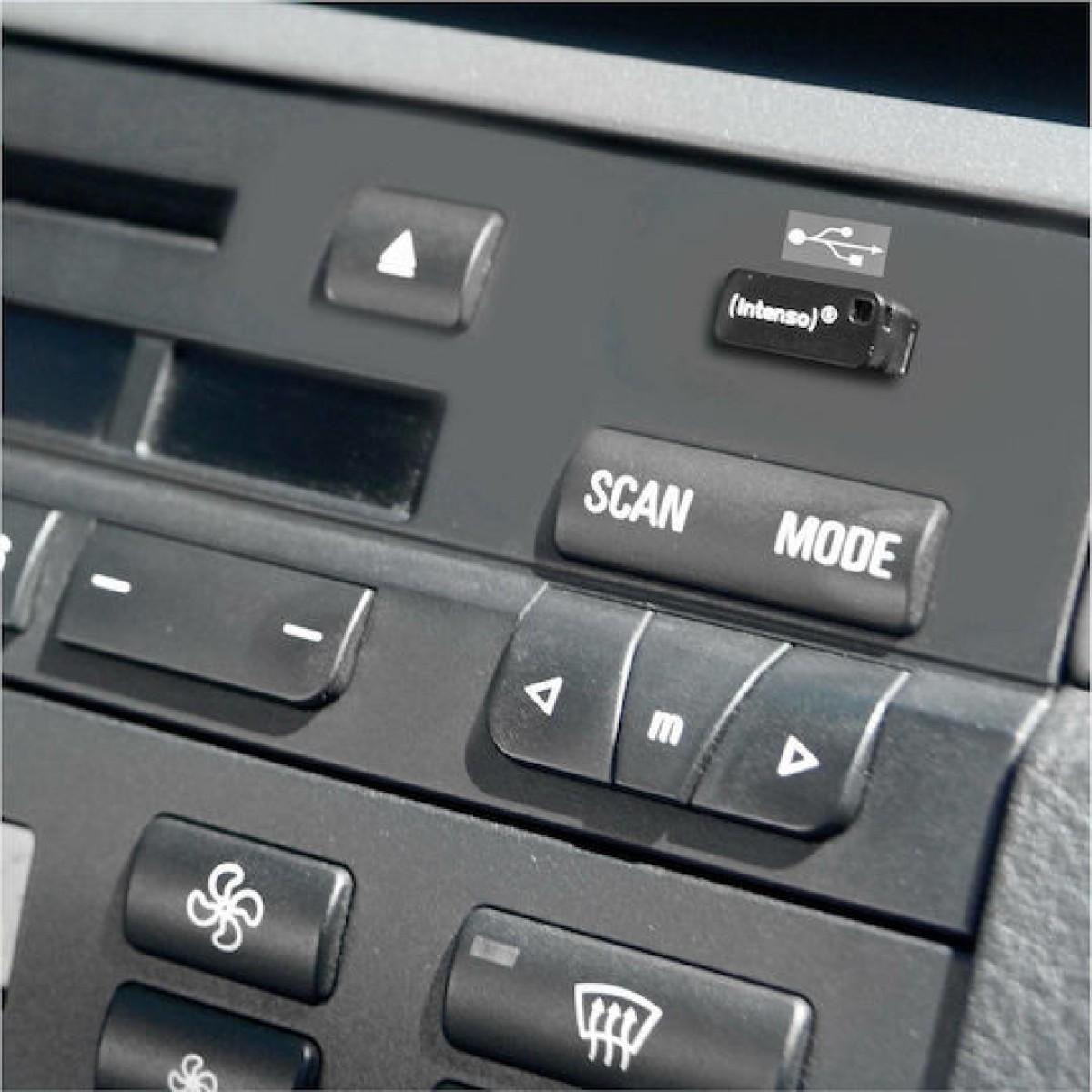 Intenso Micro Line 8GB USB 2.0 Stick Μαύρο