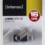 Intenso Basic Line 16GB USB 2.0 Stick Ασημί