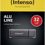 Intenso Alu Line 32GB USB 2.0 Stick Γκρι