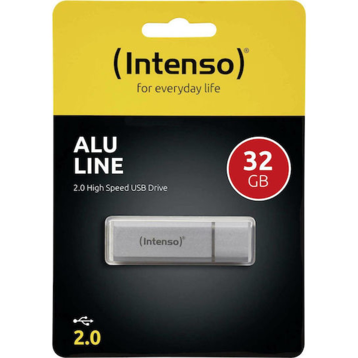 Intenso Alu Line 32GB USB 2.0 Stick Ασημί